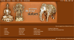Desktop Screenshot of brassstatues.com
