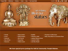 Tablet Screenshot of brassstatues.com